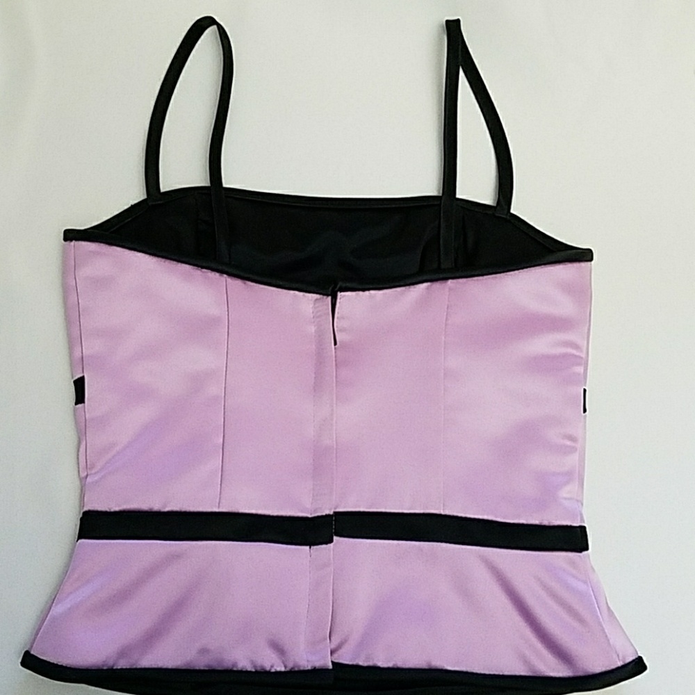 JESSICA MCCLINTOCK Pink & black 2 piece gown - Picture 5 of 5